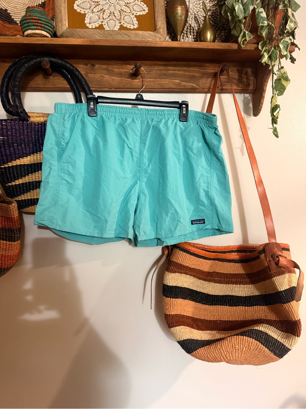 Patagonia Women's Turquoise Baggies
